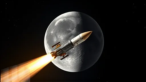 Falcon 9 Rocket Stage Headed for Moon Impact (Bild 1)