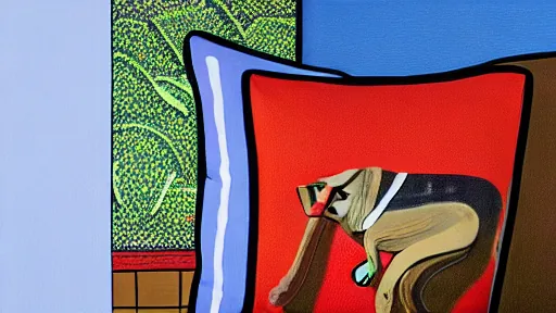 Hockney Sleeping Dachshund Painting Heads to Auction (Image 1)