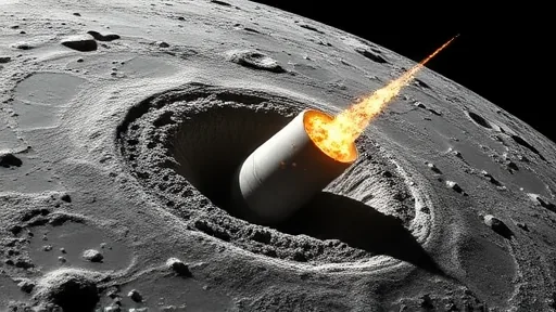 Moon crater spotted by repurposed NASA camera (Bild 1)