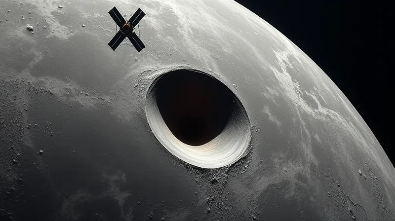 New Moon Crater Detected by Orbiter and Thermal Data