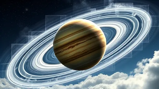 Saturns South Pole Reveals Ten Sided Atmospheric Wave (Image 1)