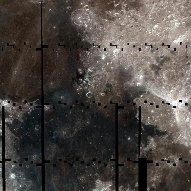 The Moon Has a Color Code, and Four Humans Read It Aloud