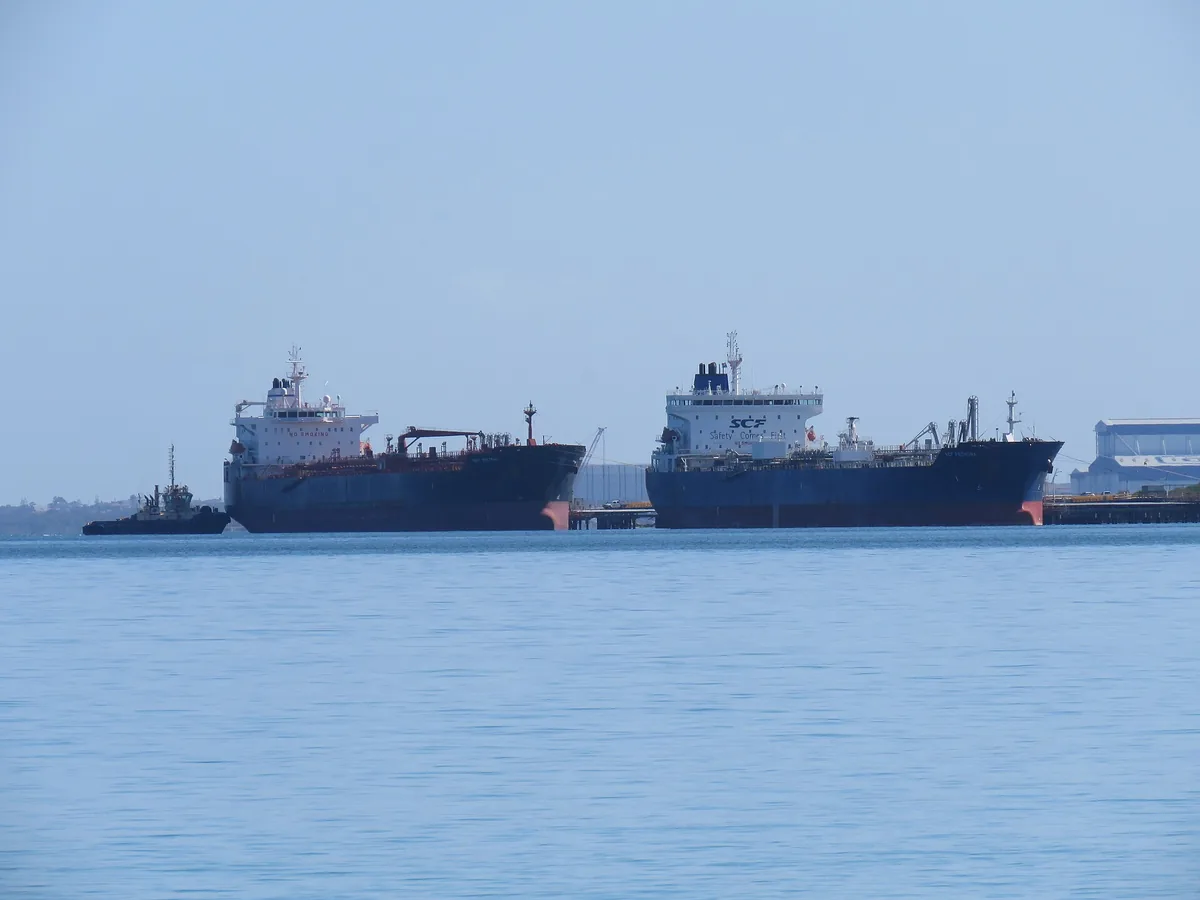 Two Chemical Tankers Burn Where the Danube Meets the Sea